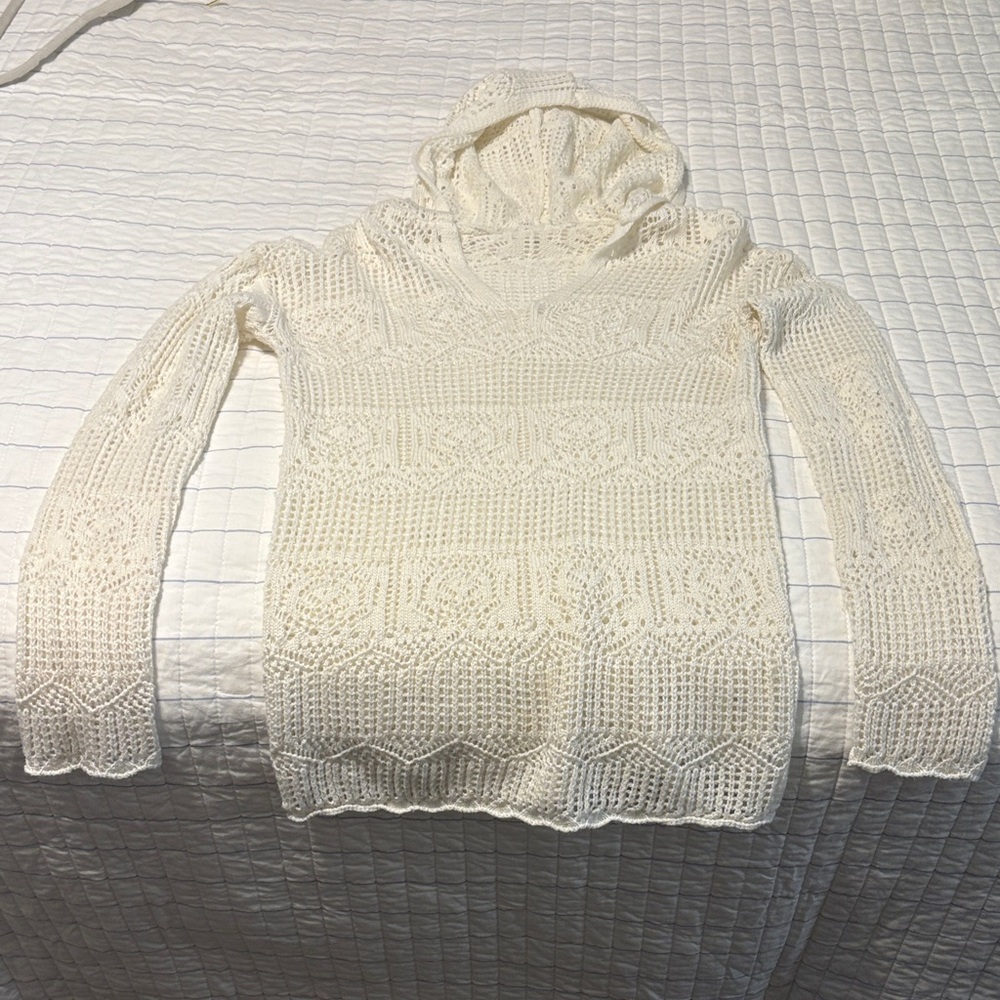 Women's Cream Knit Sweater